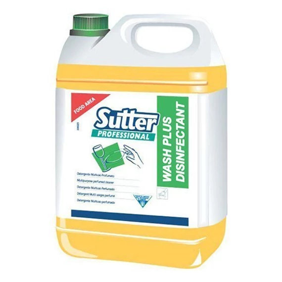 Sutter Wash Plus Disinfectant fertőtlenítő hatású kézi mosogatószer 5kg 4kanna/#