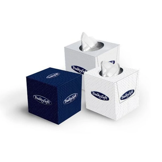 BulkySoft Cube kozmetikai kendő 2 rét. 20,5x20,5 cm 90 lap/dob 24dob/#