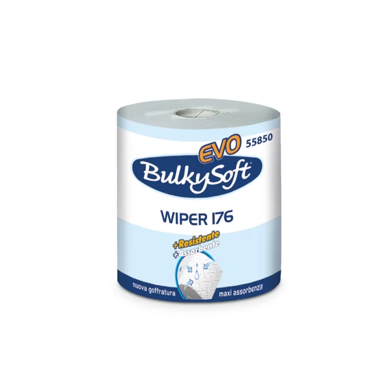 Ipari törlőpapír BulkySoft 2 rét. 26 cm cellulóz kéztörlő 800lap 2 tek/#