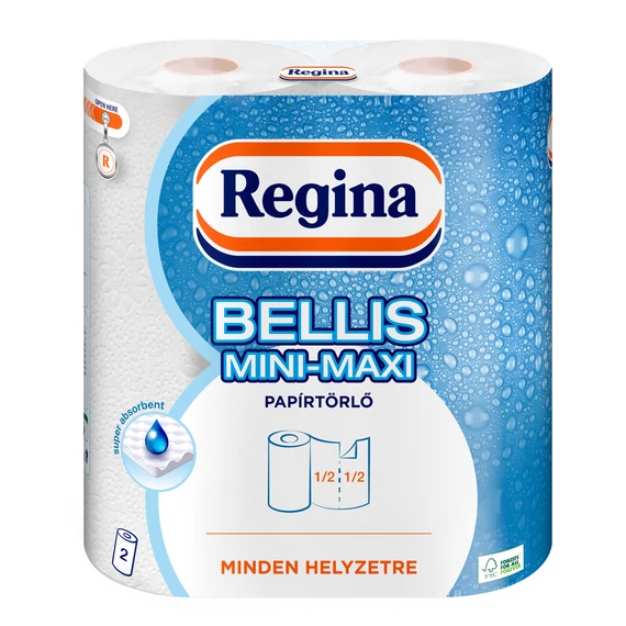 Háztartási papírtörlő 3 rét. Bellis MINI-MAXI 100 2 tek/cs 14csg/#