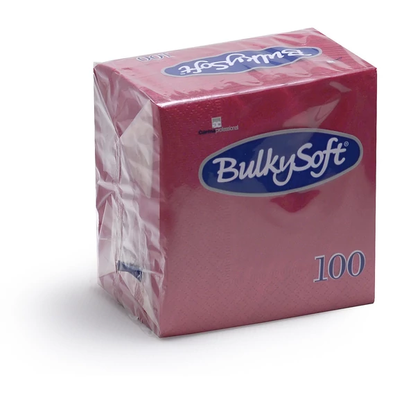 BulkySoft rainbow szalvéta bordó 2rtg 33x33cm 20x100db/gyűjtő