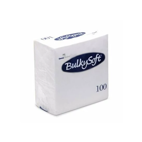 BulkySoft szalvéta fehér 3rtg 40x40cm 10x100db/#