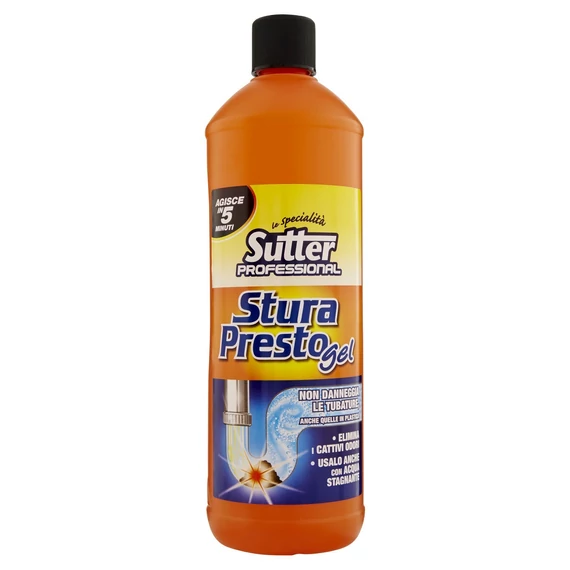 Sutter Sturapresto lefolyótisztító 1000ml 6db/gyűjtő
