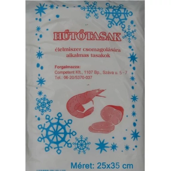 Pe Hűtőtasak 28x40cm, 3literes 100db/csom 100csom/#