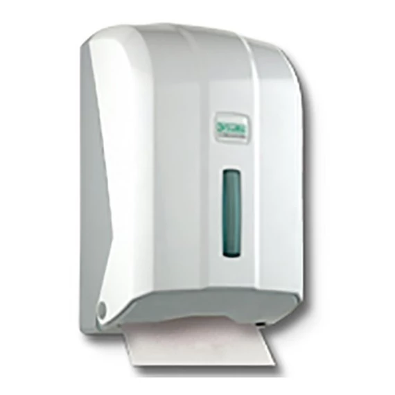 Easy hajtogatott toalettpapír adagoló, fehér, ABS 18db/#