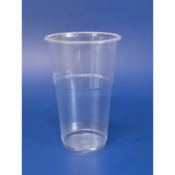 Műanyag pohár 3dl átlátszó 50db/csomag