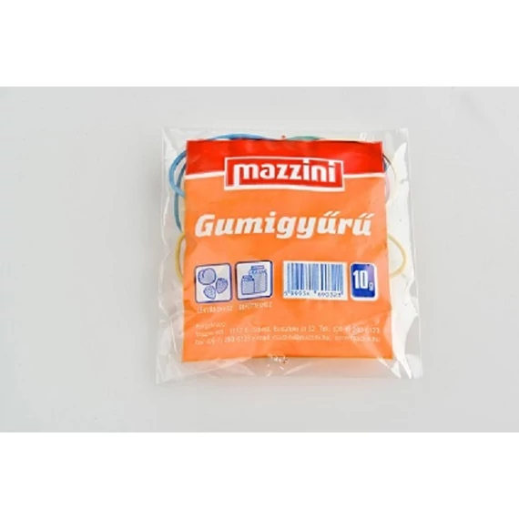 Mazzini Befőzési gumigyűrű 10 gr. 100 db/csg, 6csg/#